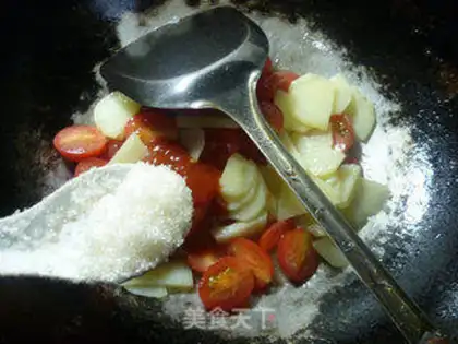 Make Holy fruit, fried potatoes step 8