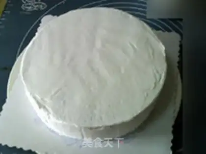 Make A flower cake step 5