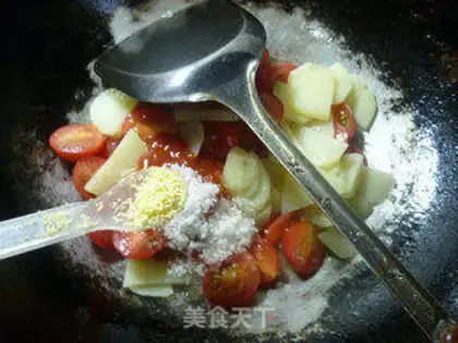 Make Holy fruit, fried potatoes step 10