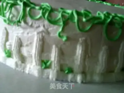 Make A flower cake step 8