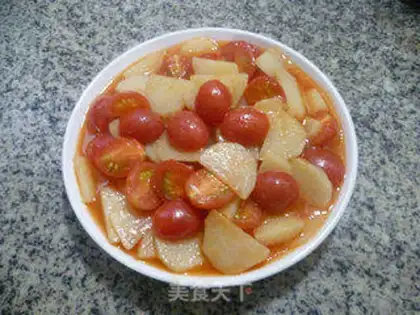 Make Holy fruit, fried potatoes step 12
