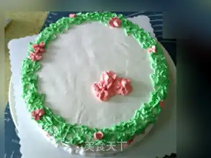 Make A flower cake step 11
