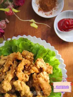 Make Fried almond mushrooms step 6
