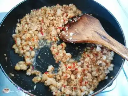 Make Meat and tofu step 7