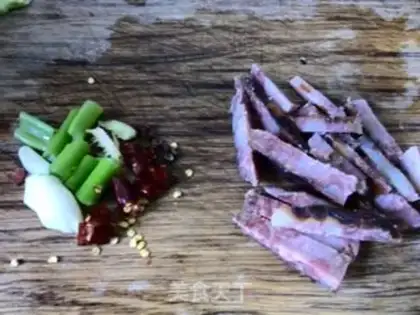 Make Garlic salami step 1