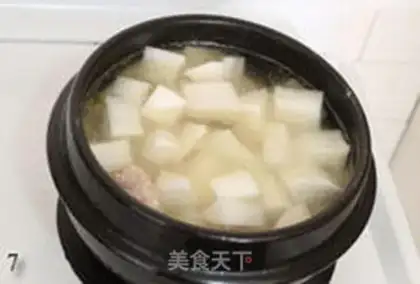 Make A radish broccoli soup step 6