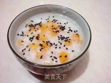 Make Sesame potato congee step 6