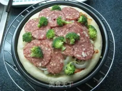 Make Salami intestinal pizza step 8