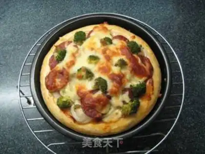 Make Salami intestinal pizza step 9