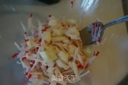 Make Crab salad step 1