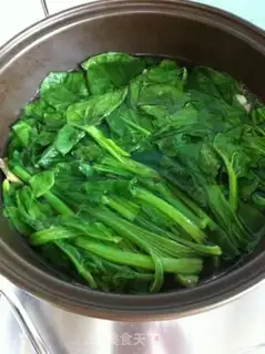 Make Pine shrimp fan soup step 4
