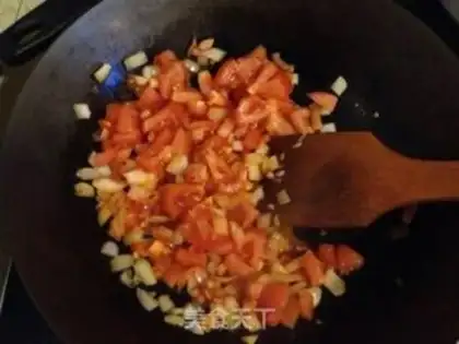 Make Cheese bacon pizza step 3