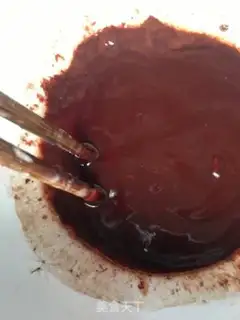 Make Wine chocolate cake step 1
