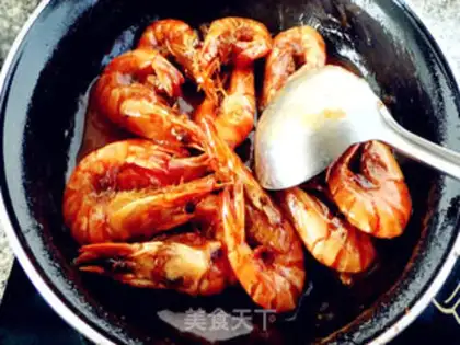 Make Red burning shrimp step 9
