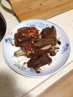Make ♪ Fried lamb leg meat ♪ step 4