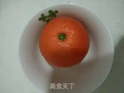 Make Water steamed oranges step 0