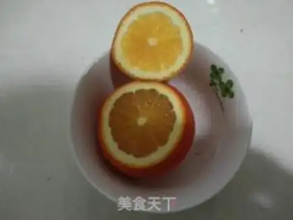 Make Water steamed oranges step 1