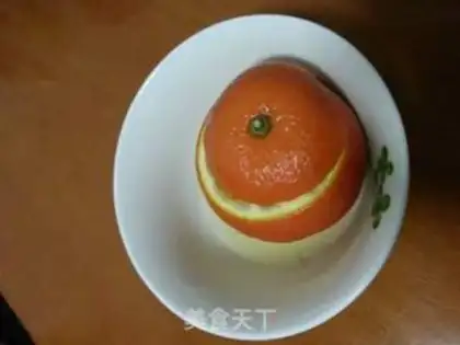 Make Water steamed oranges step 4