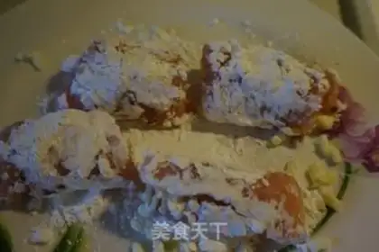 Make Chicken cheese rolls step 4