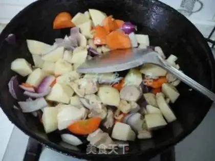 Make Curry chicken step 6
