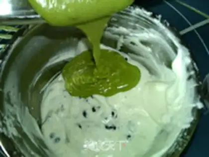 Make Marble for tea and honey cake step 13