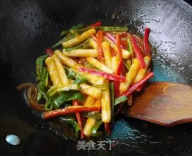 Make Hot fried rice cake step 5