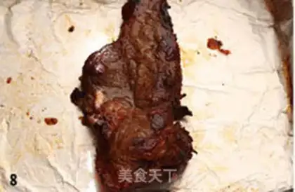 Make American simple lazy steak step 7