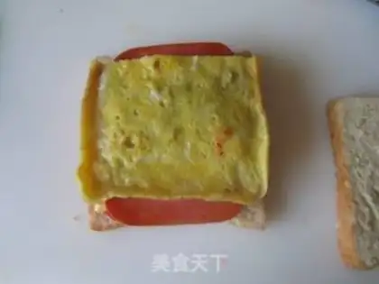 Make Ham sandwich step 6