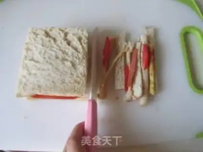 Make Ham sandwich step 8