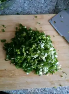 Make Spinach dumplings step 1