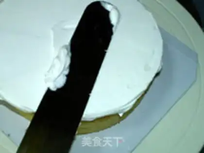 Make Flower cake: the basket step 4
