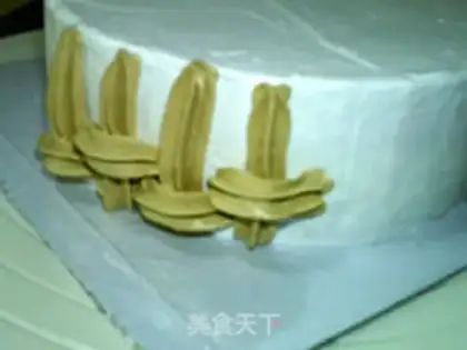 Make Flower cake: the basket step 6