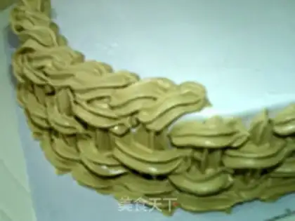 Make Flower cake: the basket step 9