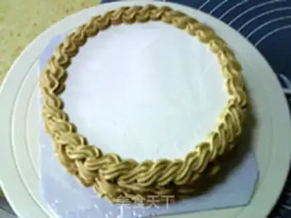 Make Flower cake: the basket step 10