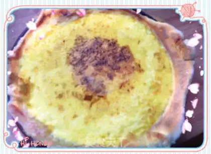 Make Egg yolk pie step 10
