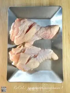 Make Chicken calf step 1