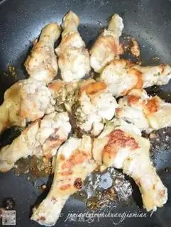 Make Chicken calf step 7