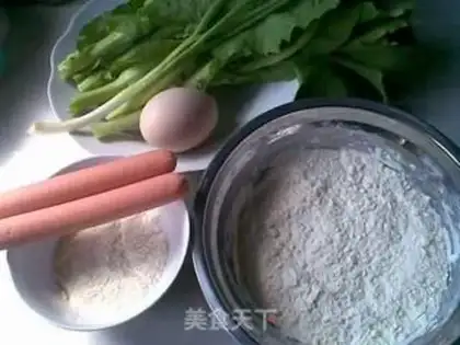 Make Ham sausage burrito step 0