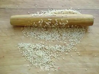 Make Sesame spinach step 2