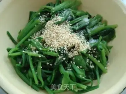Make Sesame spinach step 4