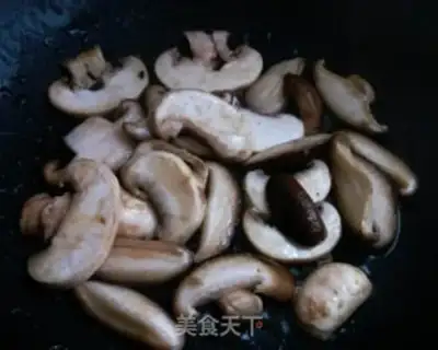 Make Chicken mushrooms and cabbage step 2