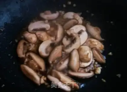 Make Chicken mushrooms and cabbage step 4