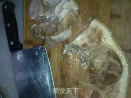 Make Garlic white meat step 2