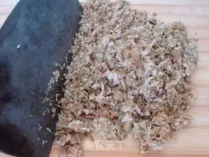 Make Olive bark chopping step 6