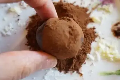 Make French truffle chocolate step 4