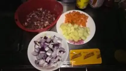 Make Curry beef step 0