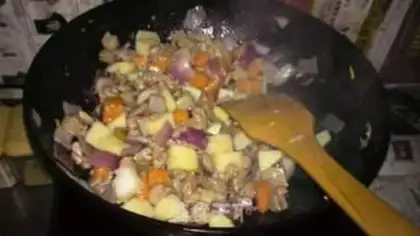 Make Curry beef step 4