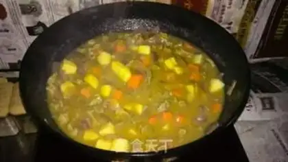 Make Curry beef step 7