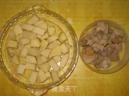 Make Potato chicken step 3
