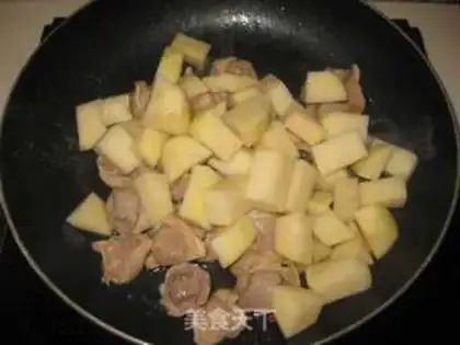 Make Potato chicken step 4